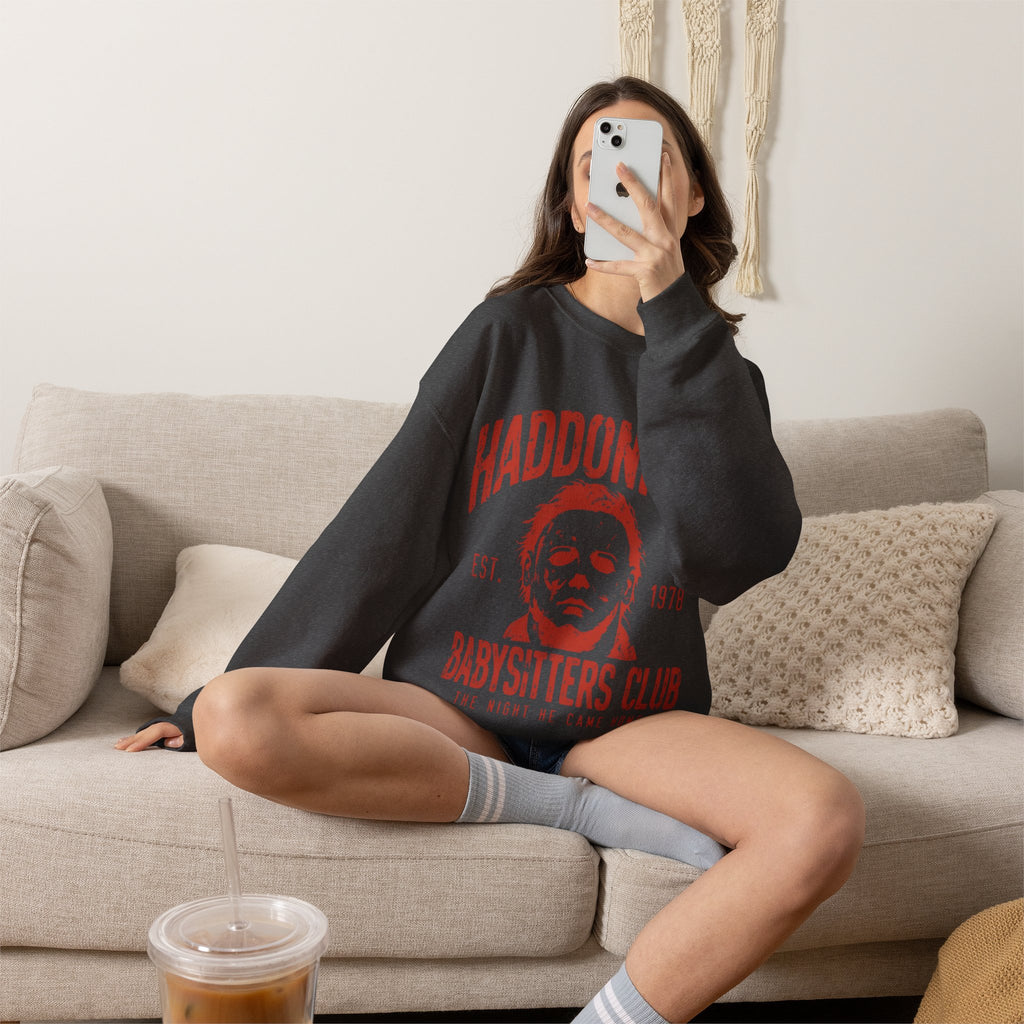Haddonfield Babysitters Club CrewneckSweatshirt