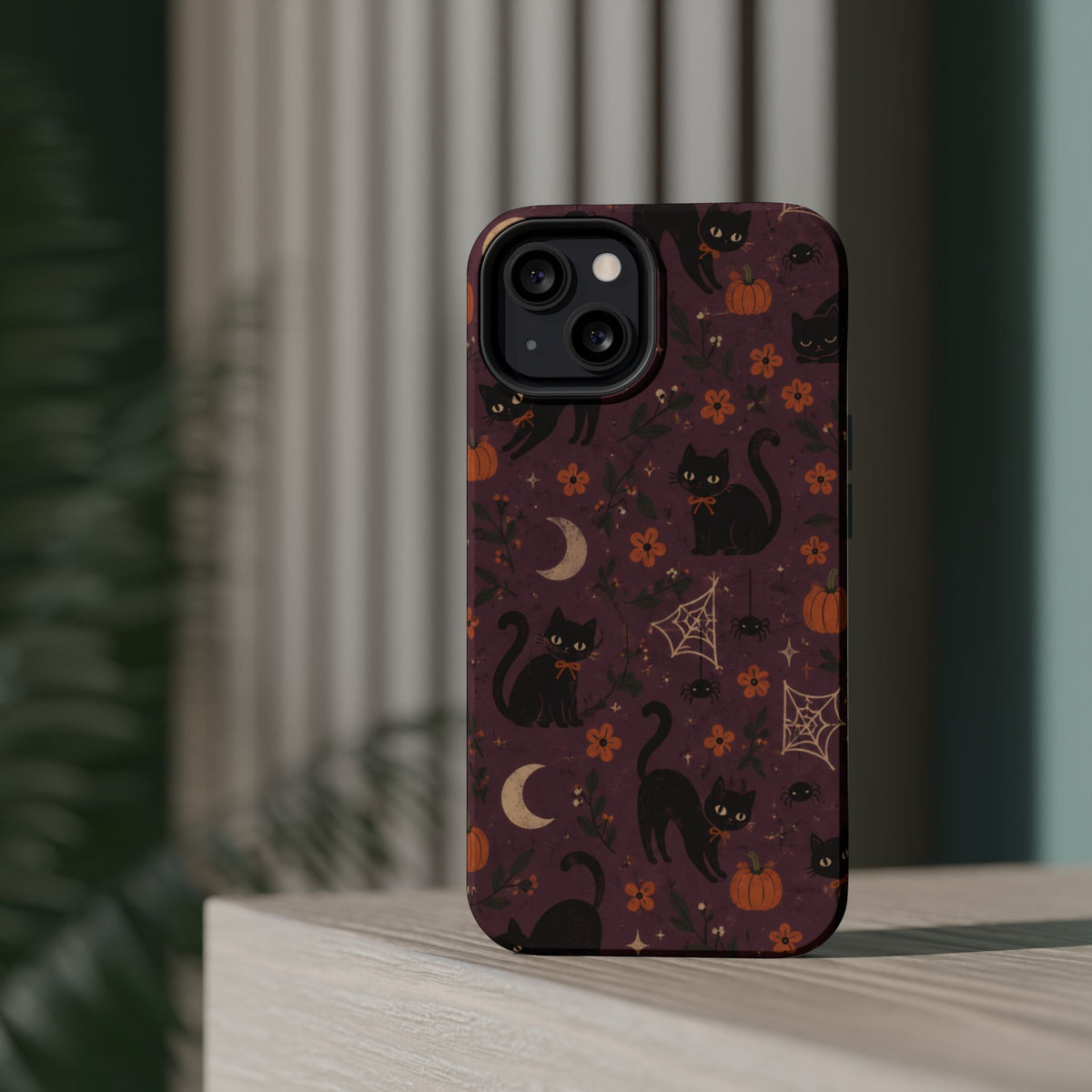 Halloween Black Cat MagSafe Phone Case, alternate view