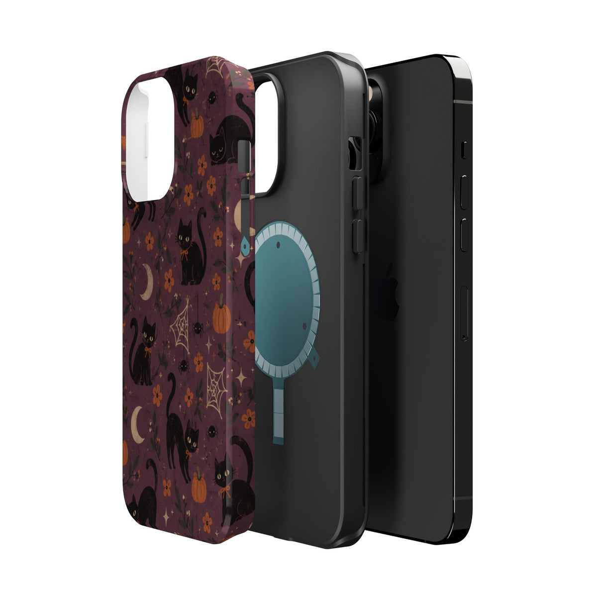 Halloween Black Cat MagSafe Phone Case, alternate view