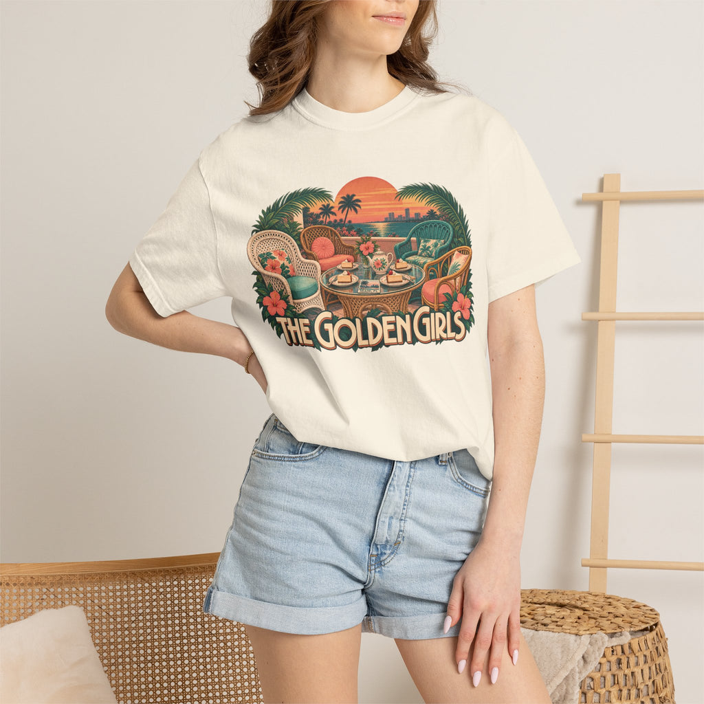 Golden Girls Retro Sunset Tee