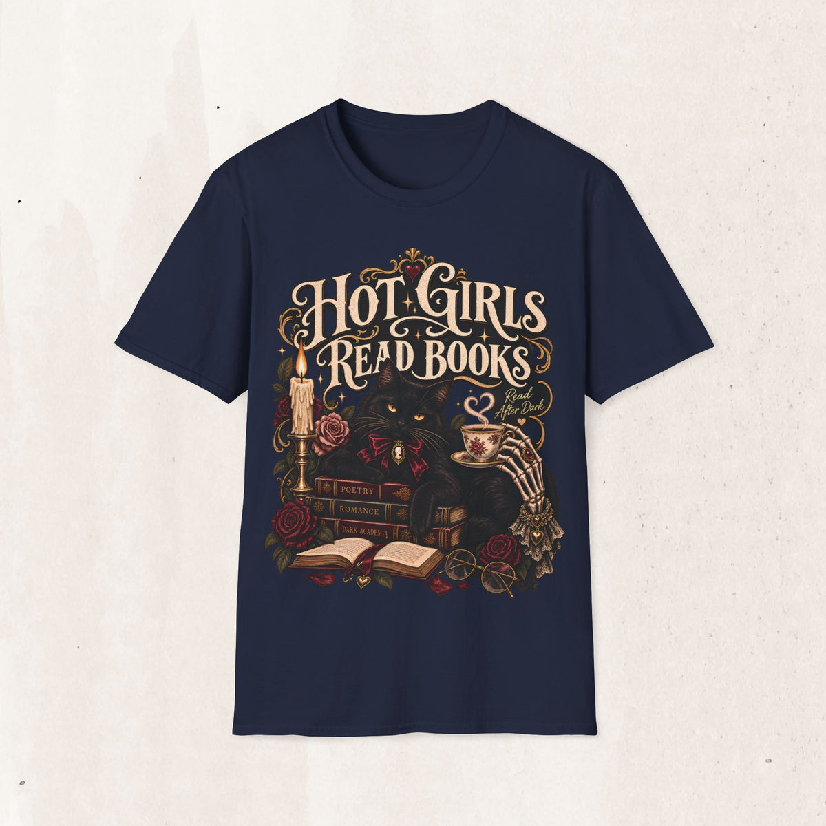 Hot Girls Read Books Graphic Tee
