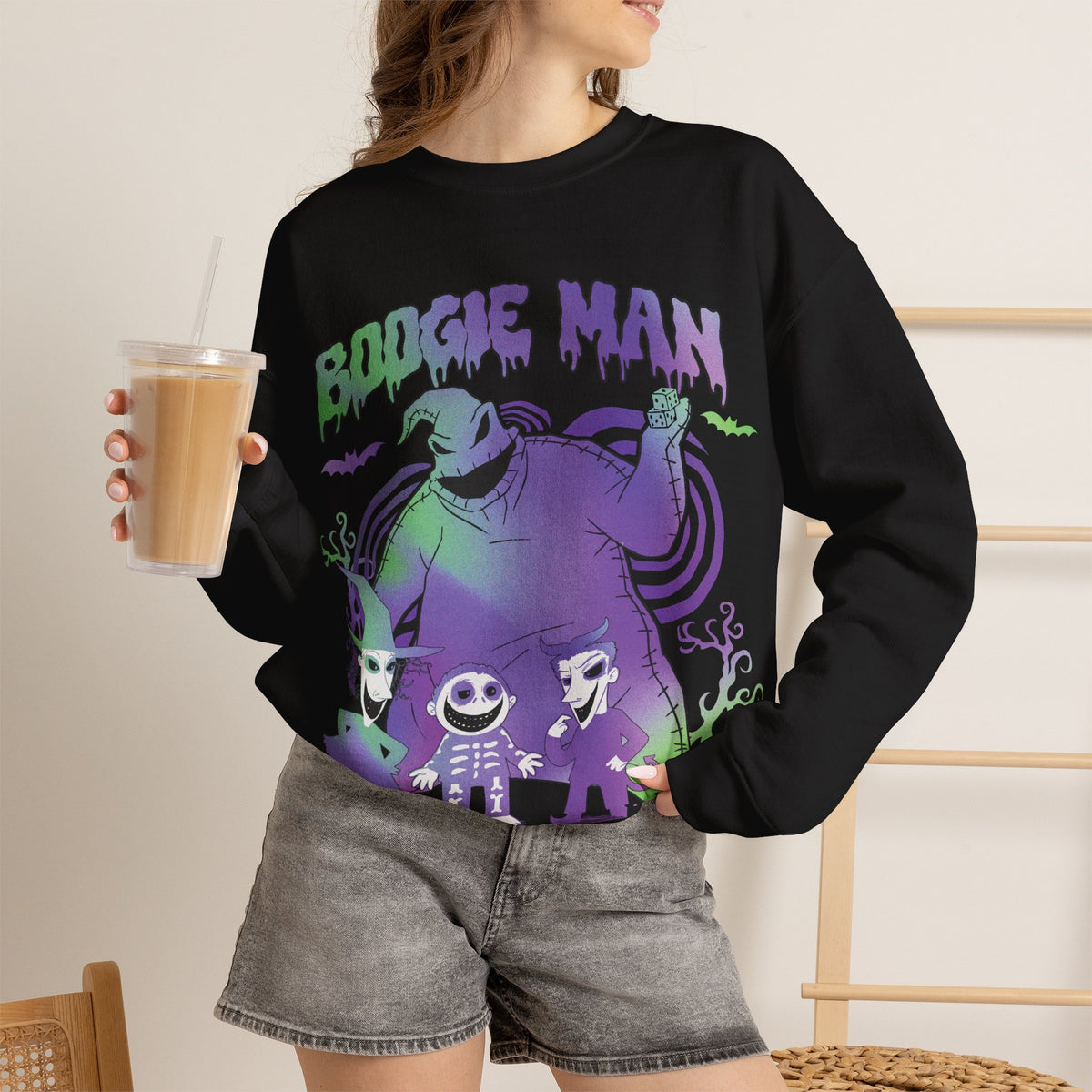 Boogie Man Halloween Crewneck Sweatshirt – photo 3