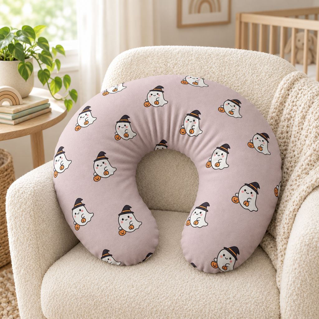 Ghost & Cookies Nursing Pillow Cover, alternate view