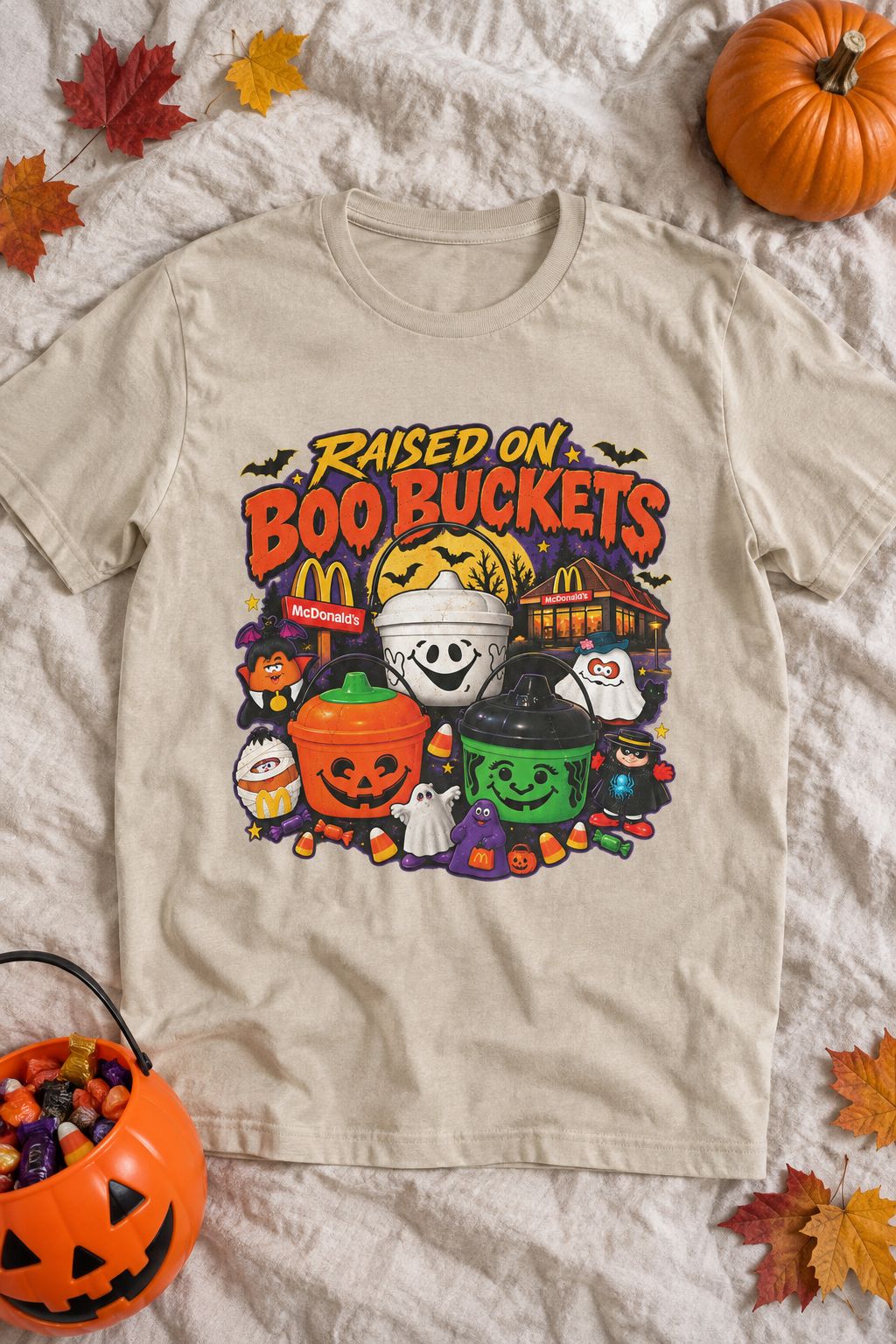Raised On Boo Buckets Tee lifestyle photo