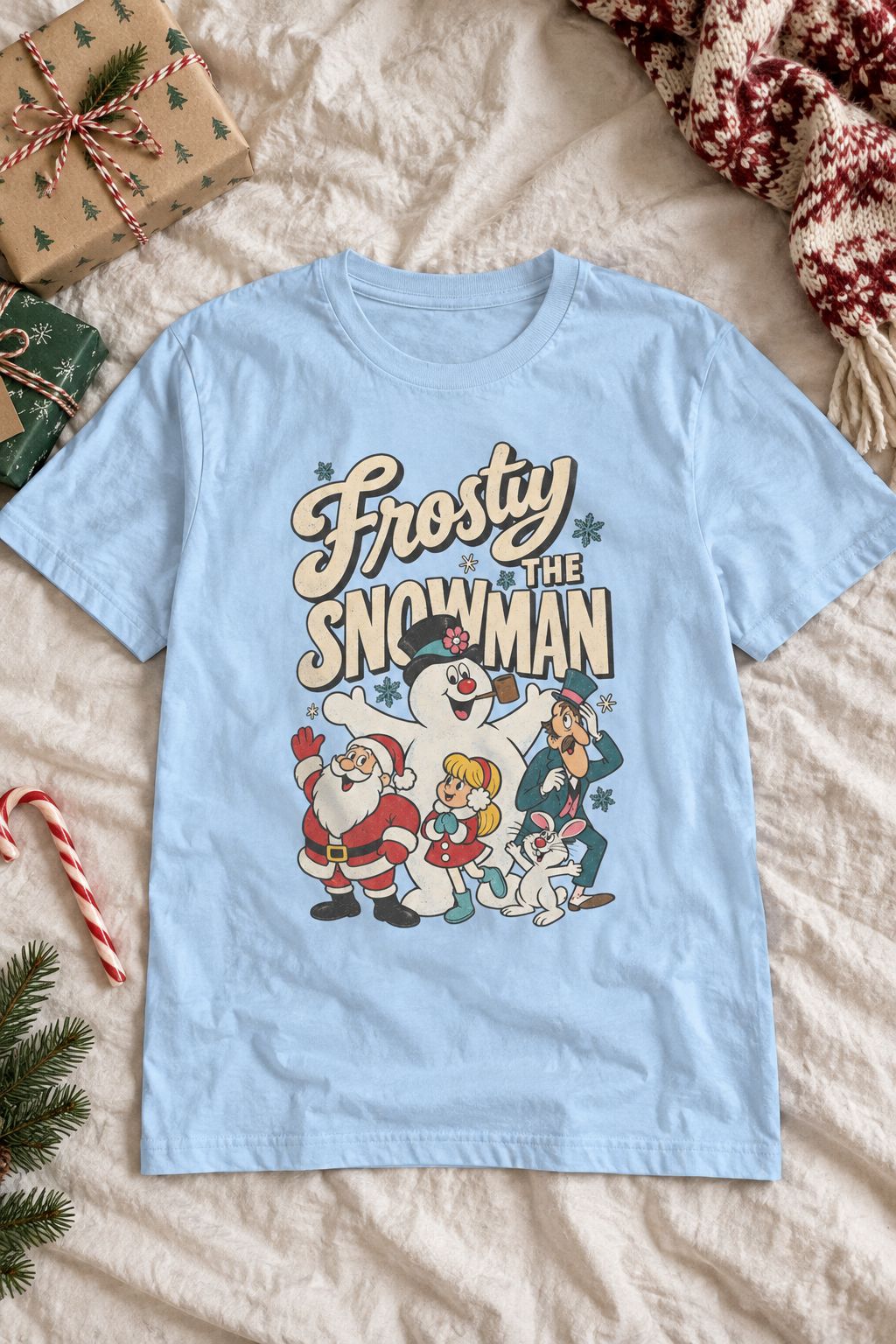 Frosty the Snowman Christmas Tee lifestyle photo