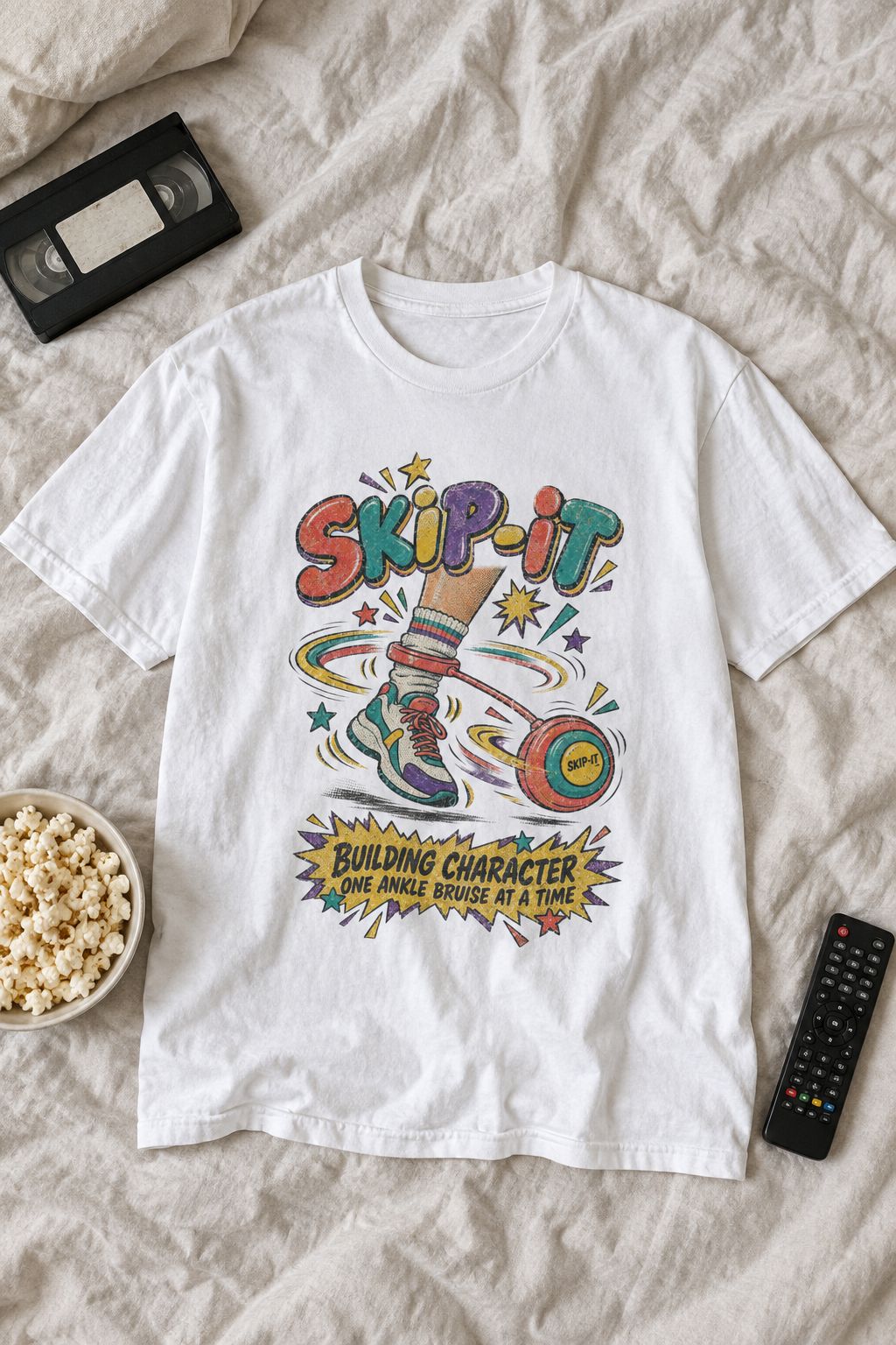 Skip-It Retro Graphic Tee lifestyle photo