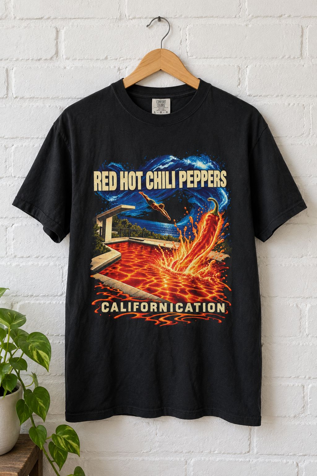 Red Hot Chili Peppers Band Tee lifestyle photo