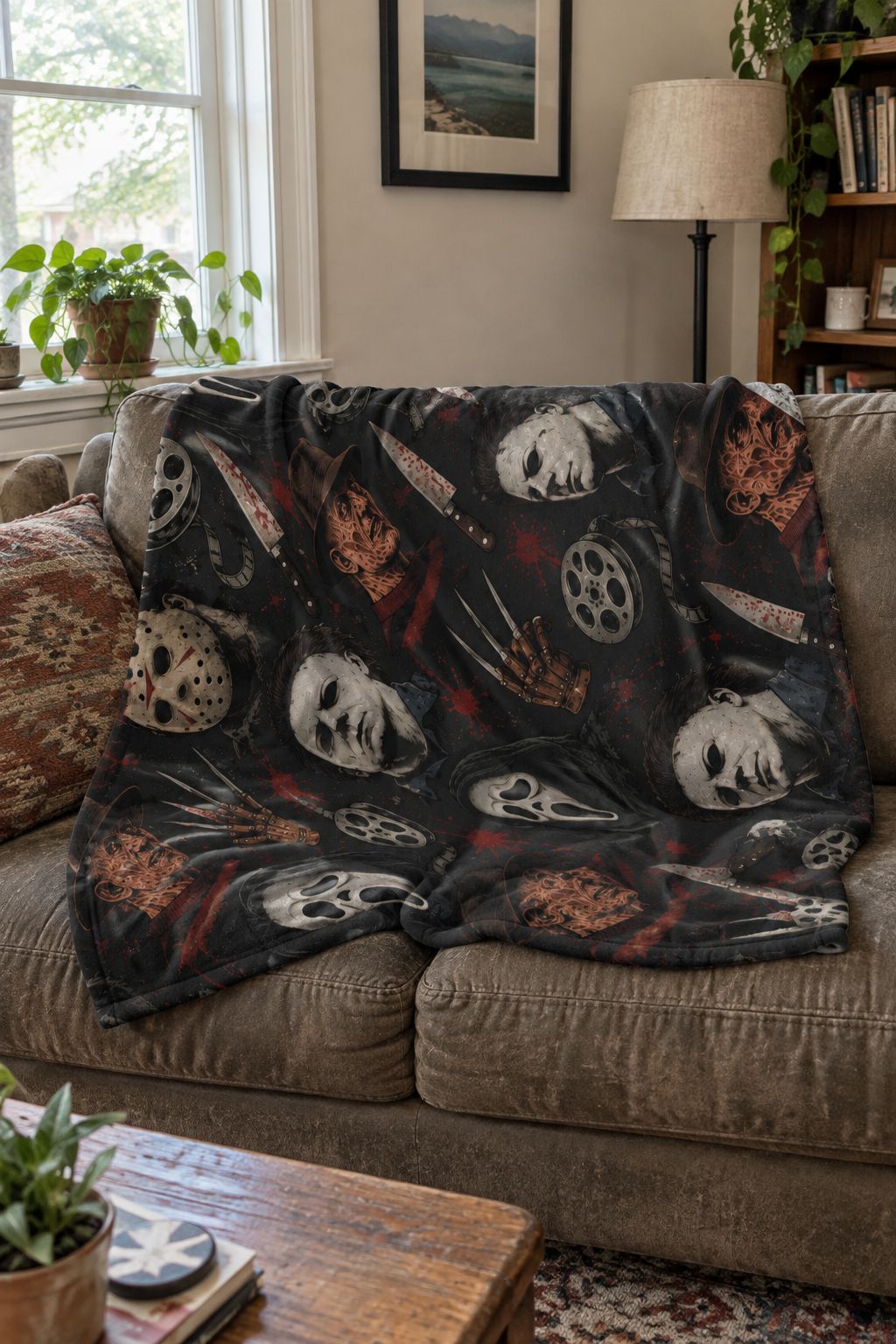 Horror Icons Sherpa Blanket lifestyle photo