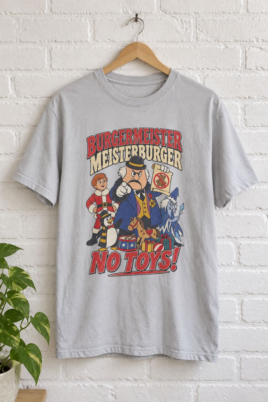 Burgermeister Meisterburger Retro Poster Tee lifestyle photo