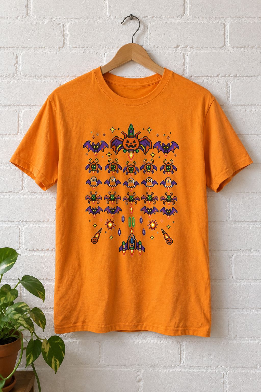 Retro Arcade Halloween Shirt lifestyle photo