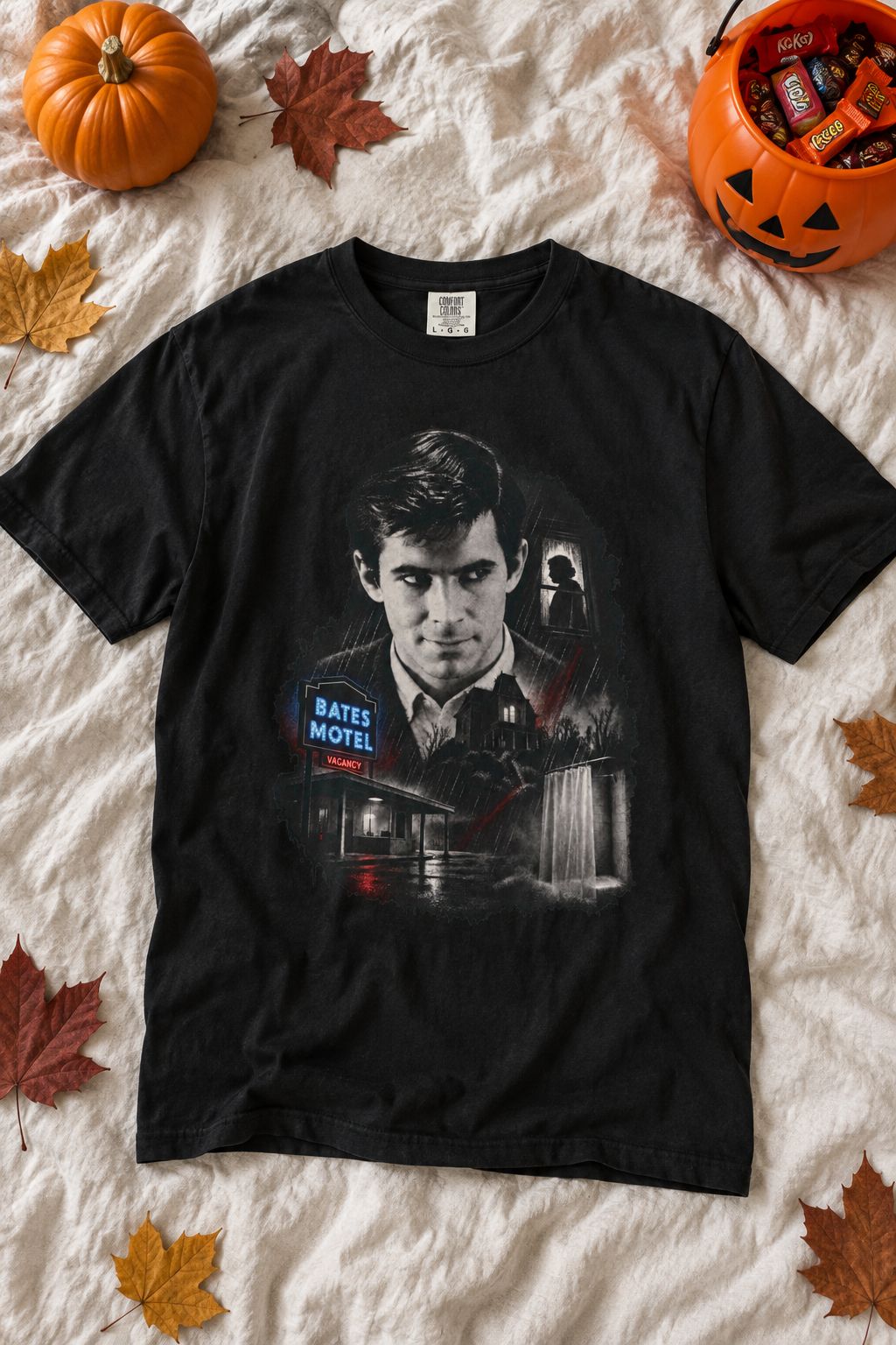 Psycho Bates Motel Graphic Tee lifestyle photo