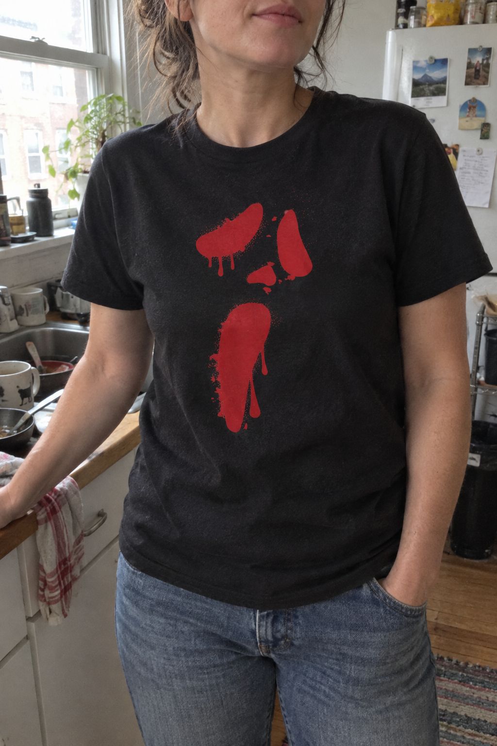 Bloody Ghostface Graphic Tee lifestyle photo
