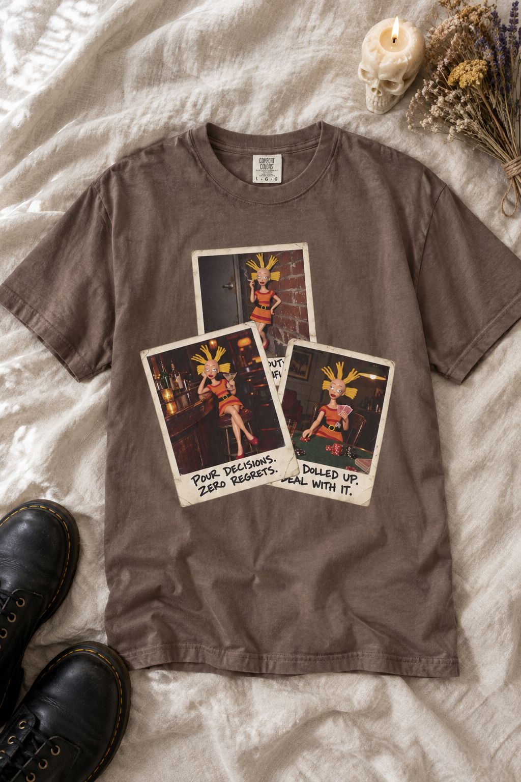 Rugrats Cynthia Doll Polaroids Tee lifestyle photo