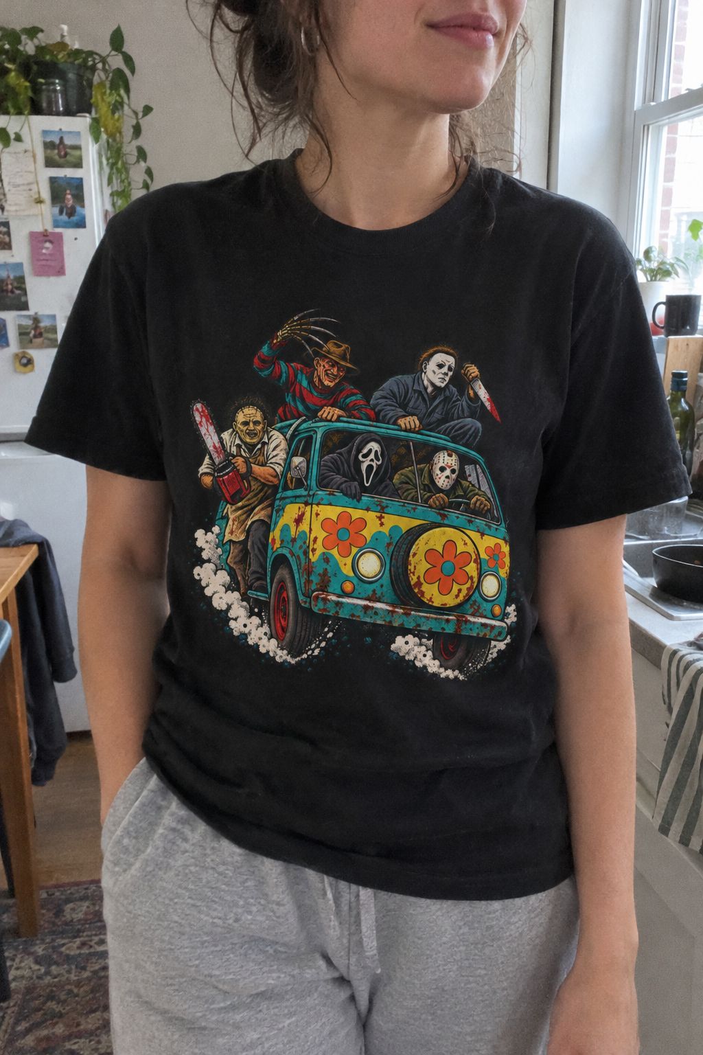 Horror Villains Mystery Machine Tee lifestyle photo