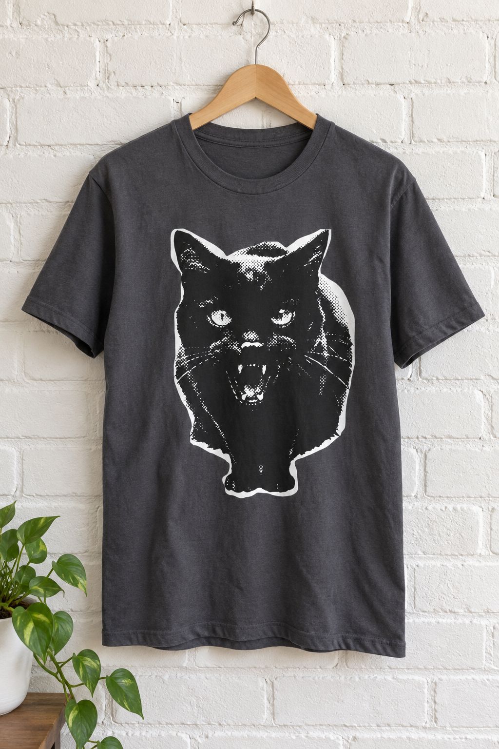 Black Cat Graphic Tee lifestyle photo