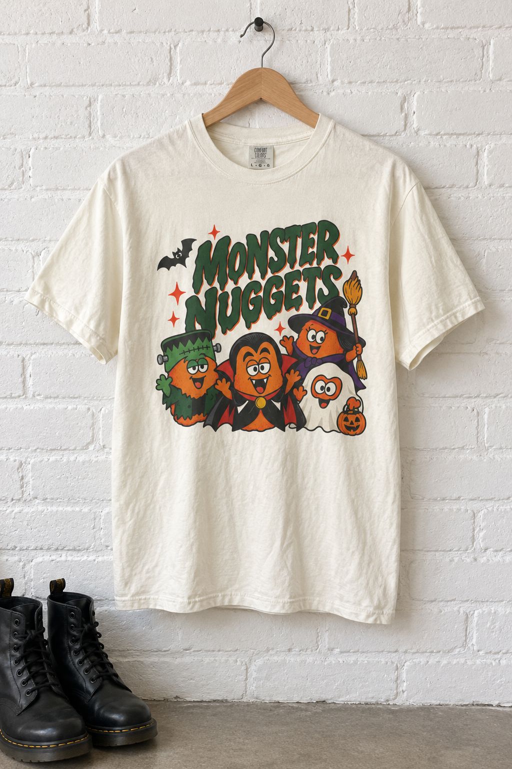 Monster Nuggets Halloween Tee lifestyle photo