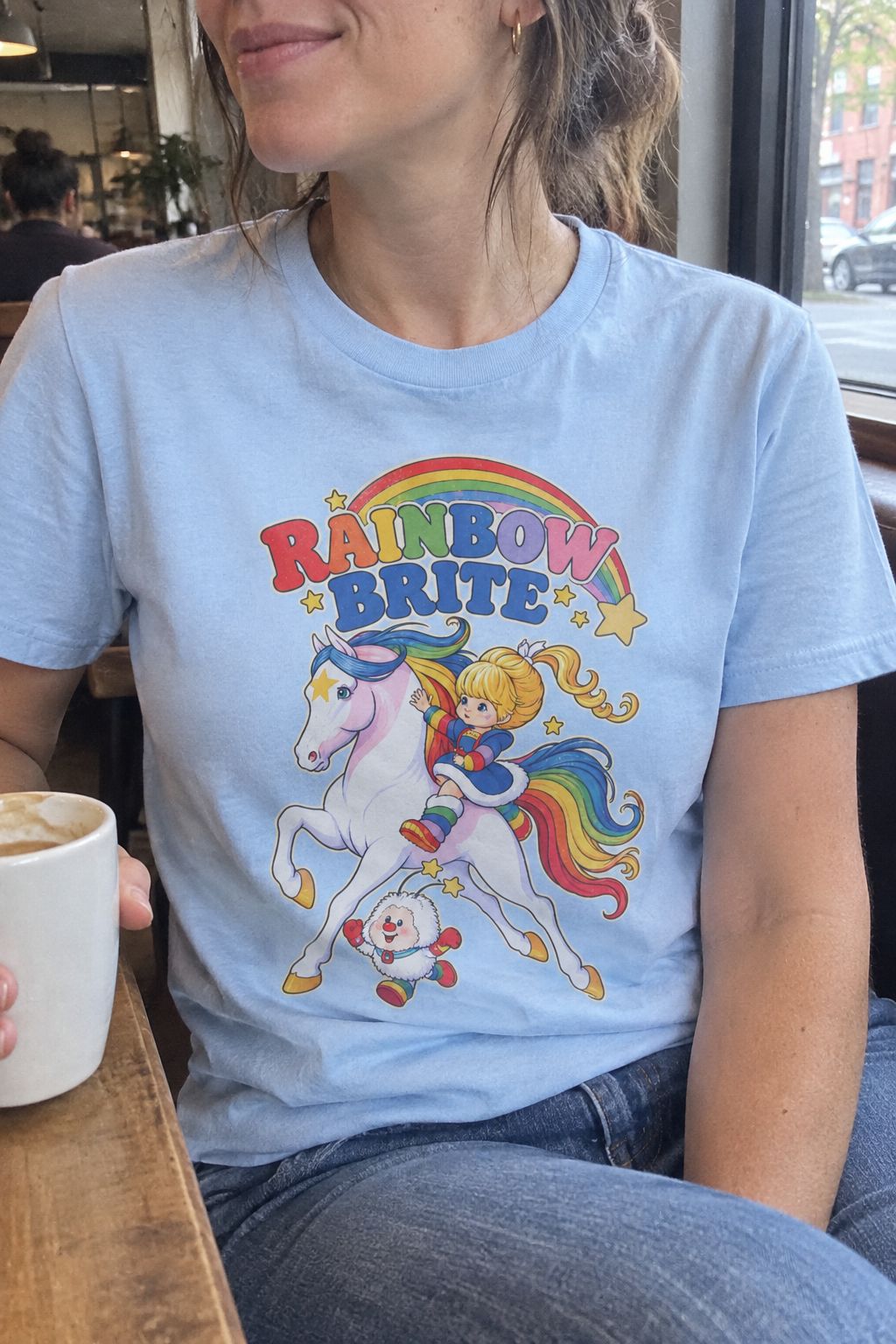 Rainbow Brite Graphic Tee lifestyle photo