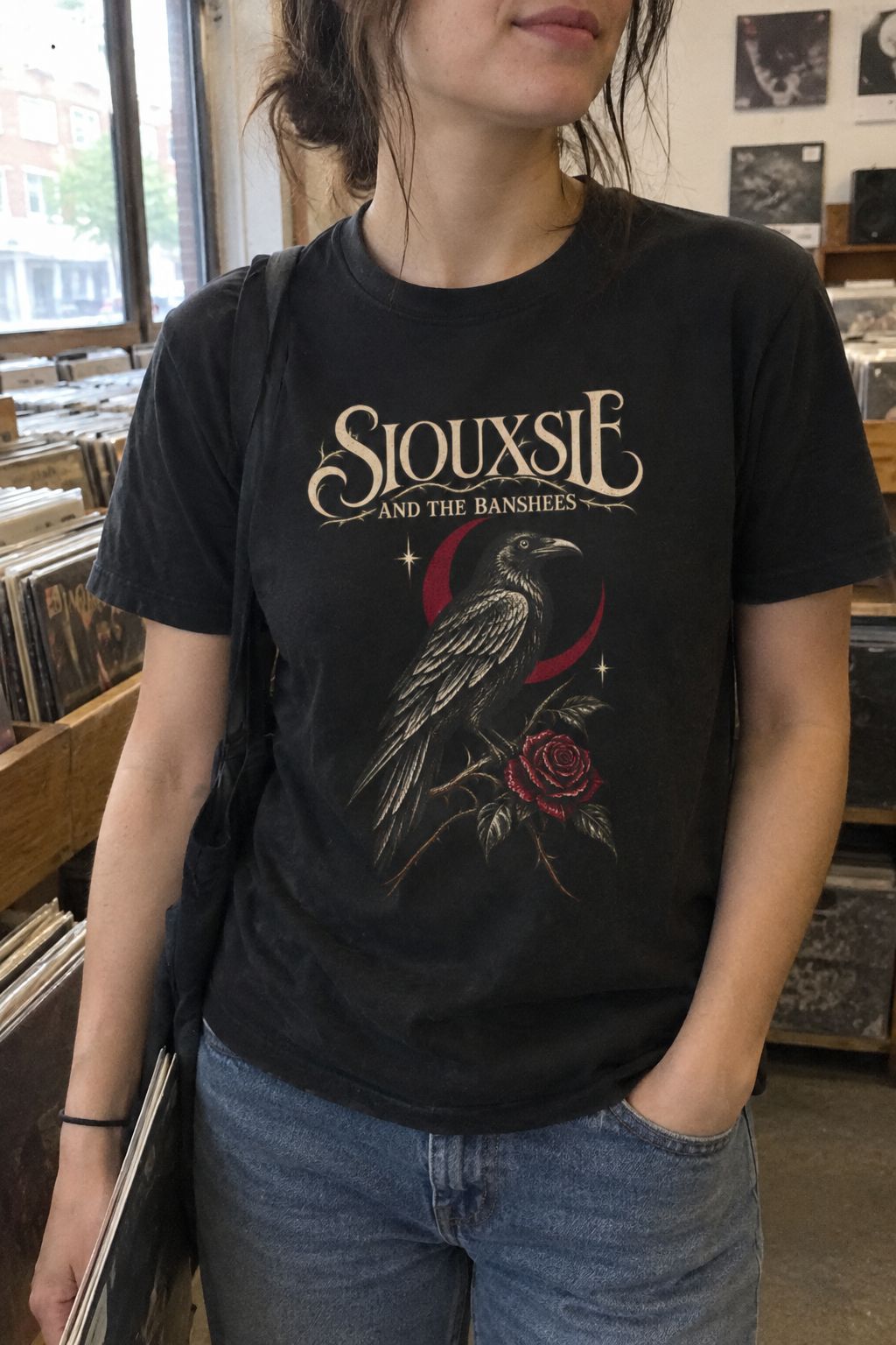 Siouxsie And The Banshees Vintage Raven Tee lifestyle photo