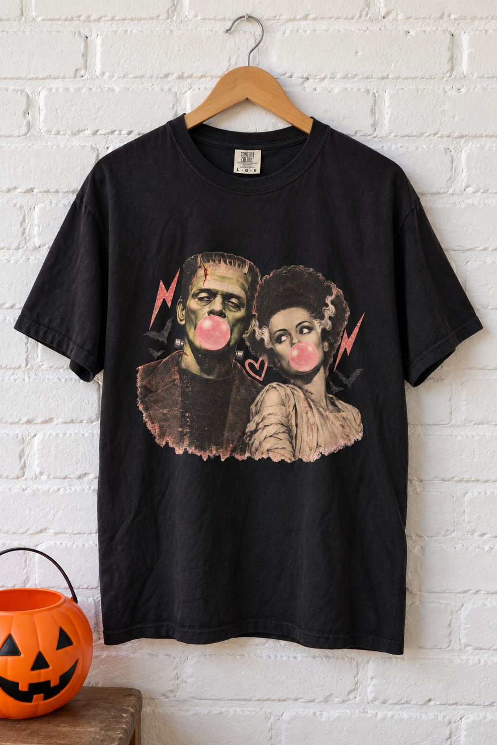 Frankenstein & Bride Bubblegum Vintage Tee lifestyle photo