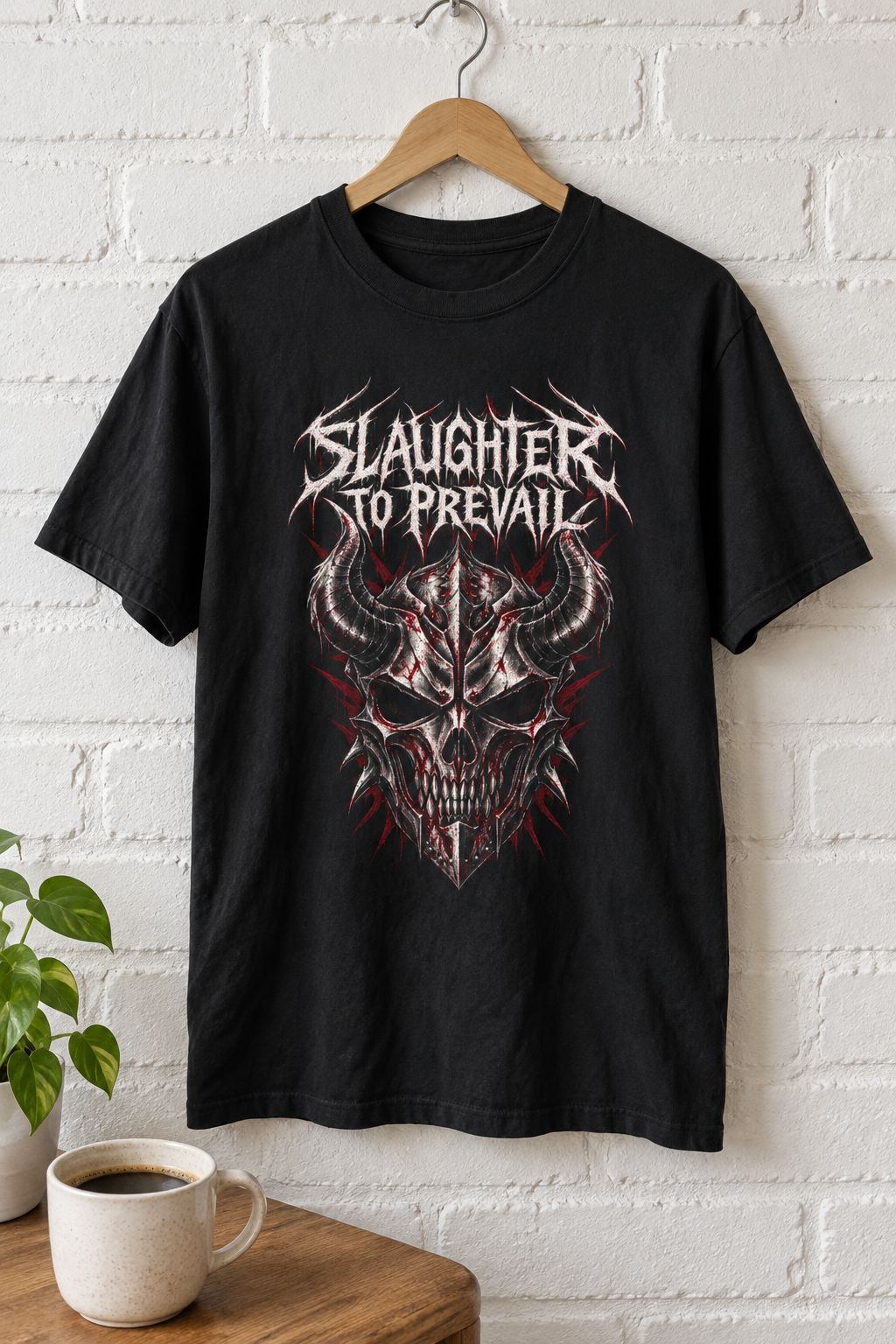 Slaughter To Prevail Distressed Band Tee lifestyle photo