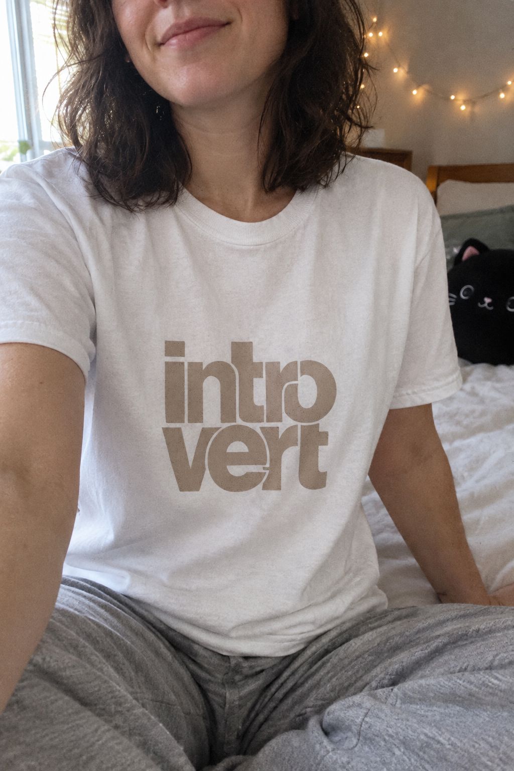 Introvert Graphic Tee lifestyle photo