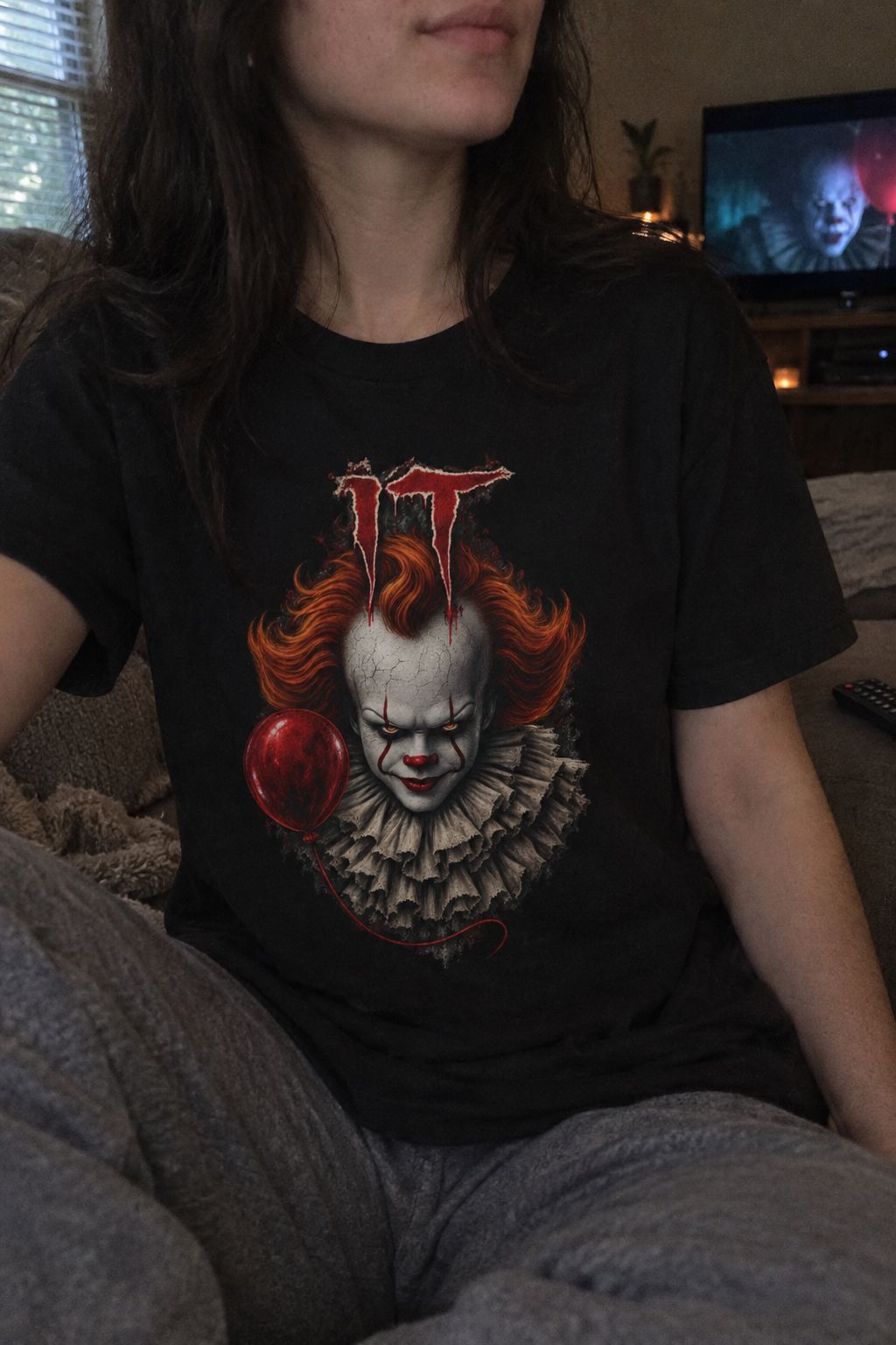 Pennywise the Clown (IT) Graphic Tee lifestyle photo