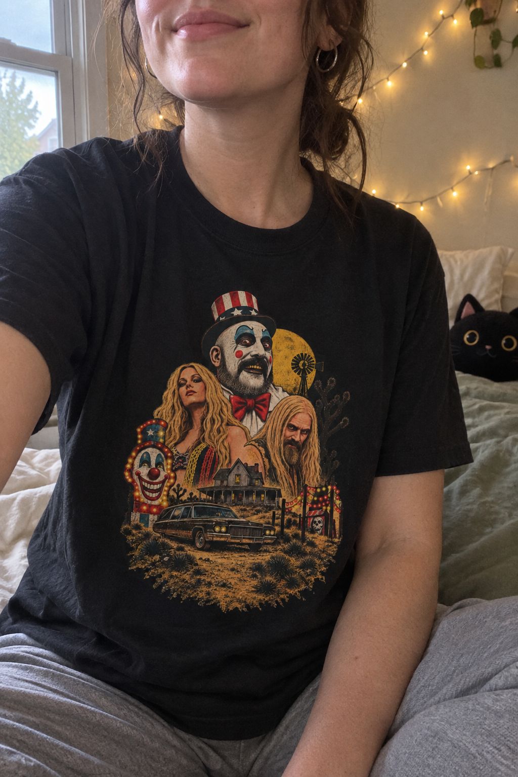 Captain Spaulding Horror Tee lifestyle photo
