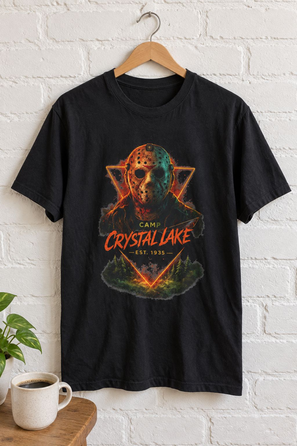 Jason Mask Camp Crystal Lake Tee lifestyle photo