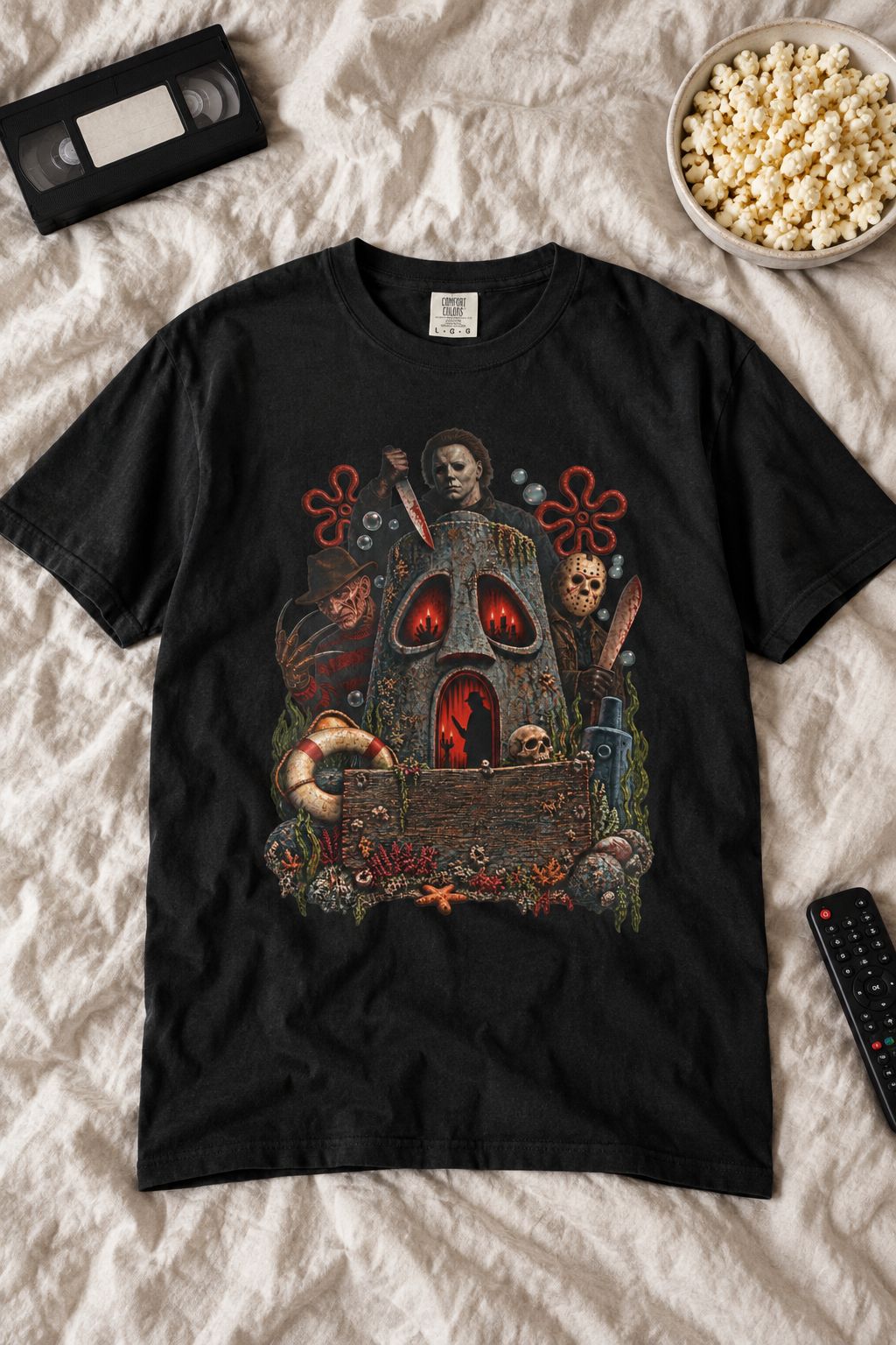 Bikini Bottom Horror Tee lifestyle photo