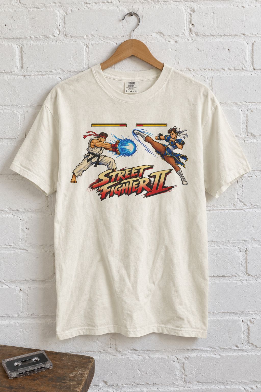 Street Fighter II Ryu vs Chun-Li Graphic Tee lifestyle photo