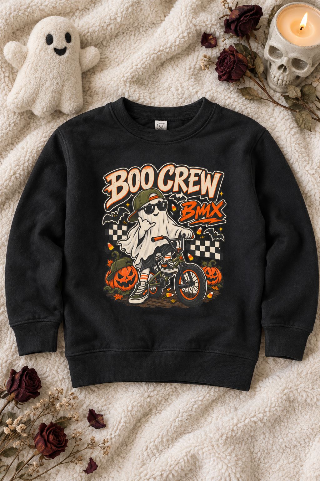 Boo Crew BMX Toddler Sweatshirt lifestyle photo