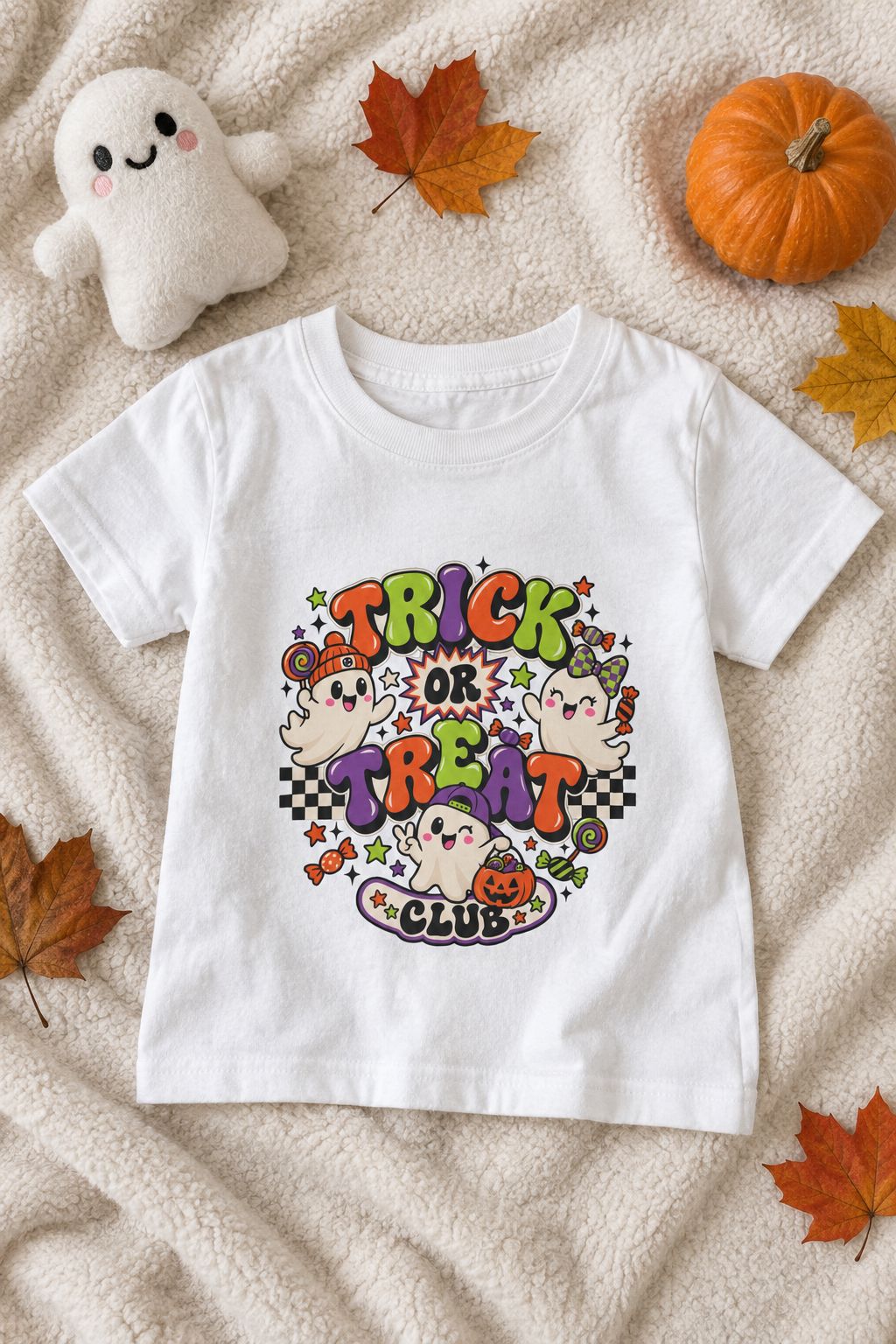 Trick or Treat Club Toddler T-Shirt lifestyle photo
