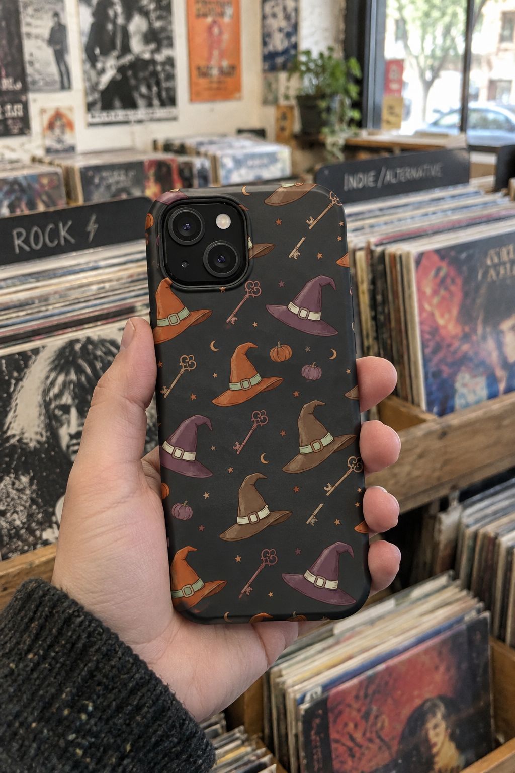 Witch Hat Halloween Phone Case lifestyle photo
