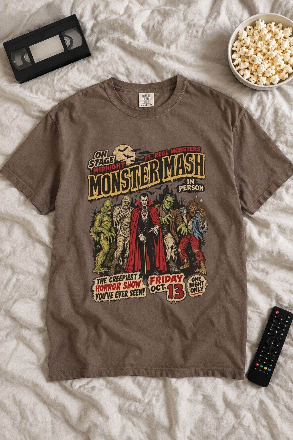 Monster Mash Vintage Horror Tee lifestyle photo