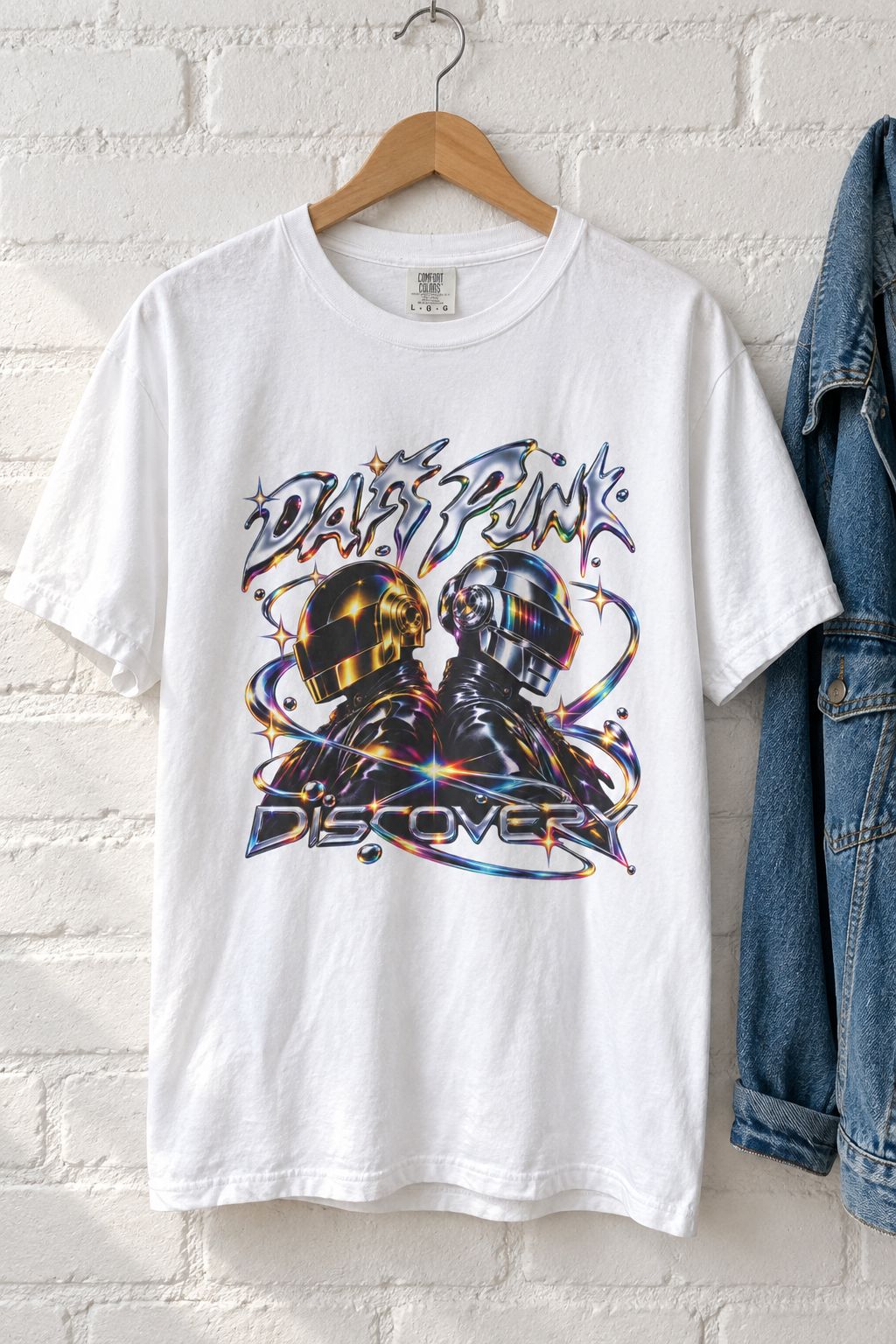 Daft Punk Helmet Graphic Tee lifestyle photo