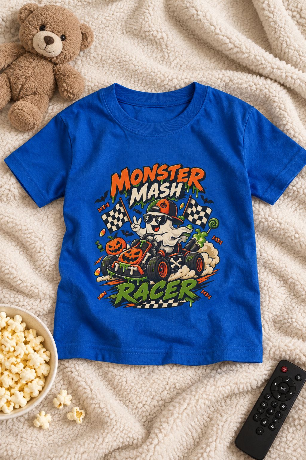 Monster Mash Racer Toddler T-Shirt lifestyle photo