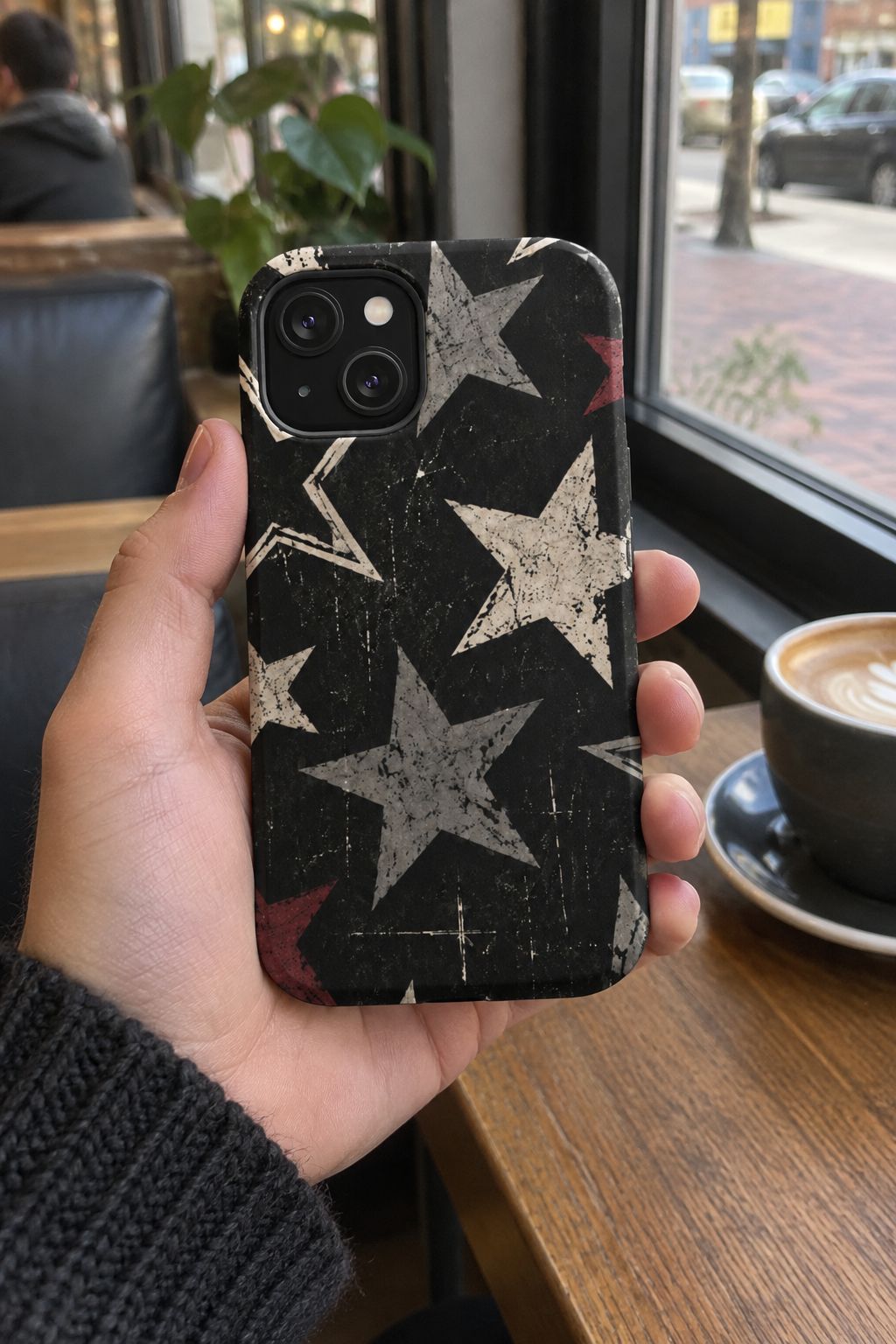 Rugged Stars Magnetic Phone Case lifestyle photo