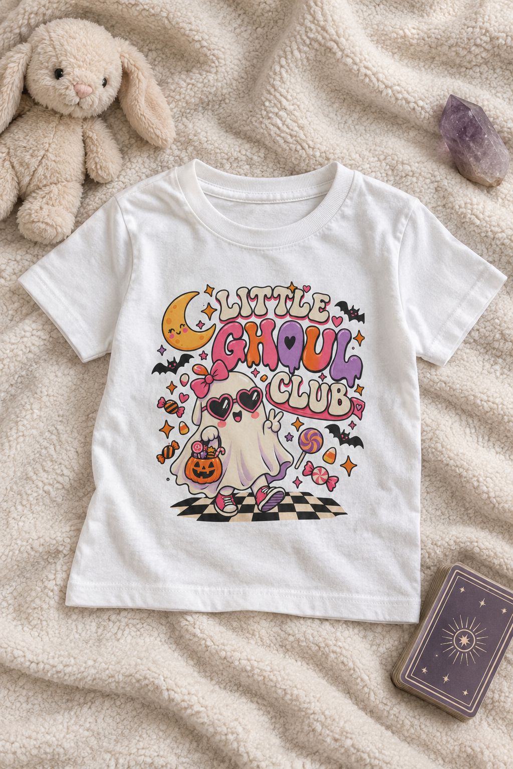 Little Ghoul Club Toddler T-Shirt lifestyle photo