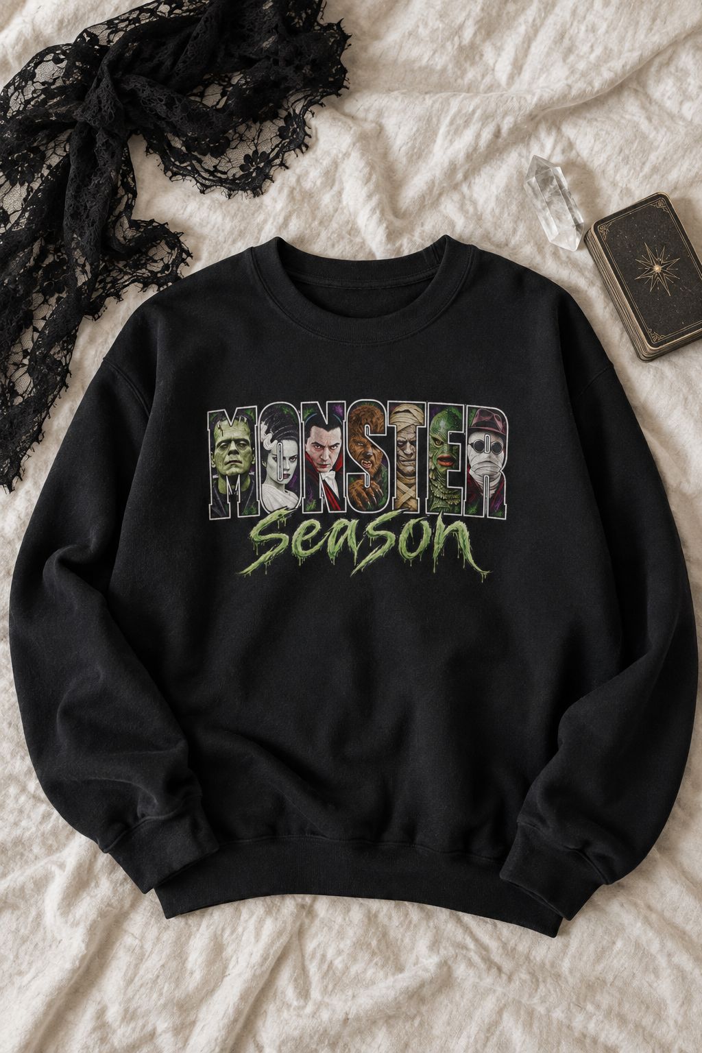 Monster Season Sweatshirt lifestyle photo