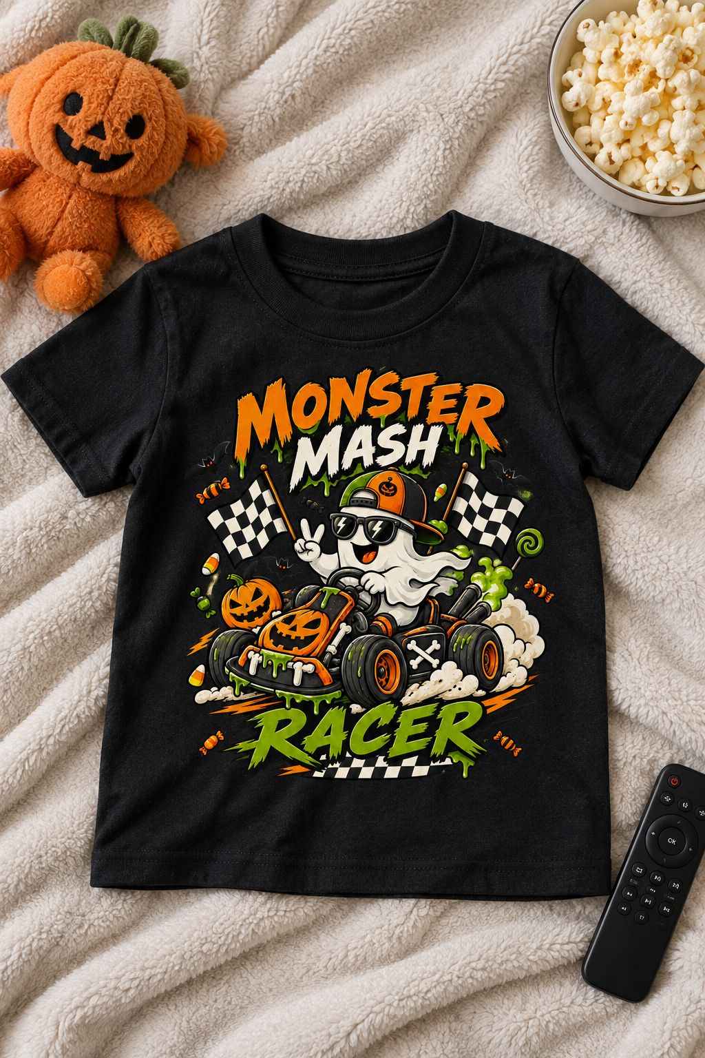 Monster Mash Racer Baby T-Shirt lifestyle photo