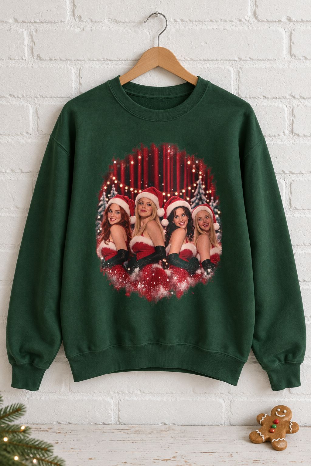Mean Girls Jingle Bell Rock Christmas Sweatshirt lifestyle photo