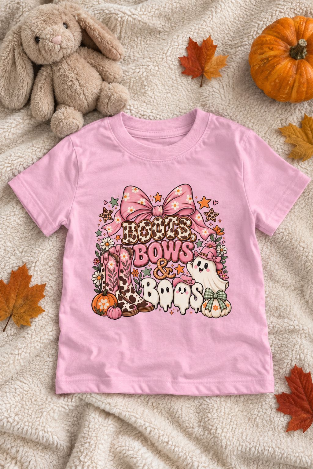Bows & Boos Halloween Baby T-Shirt lifestyle photo