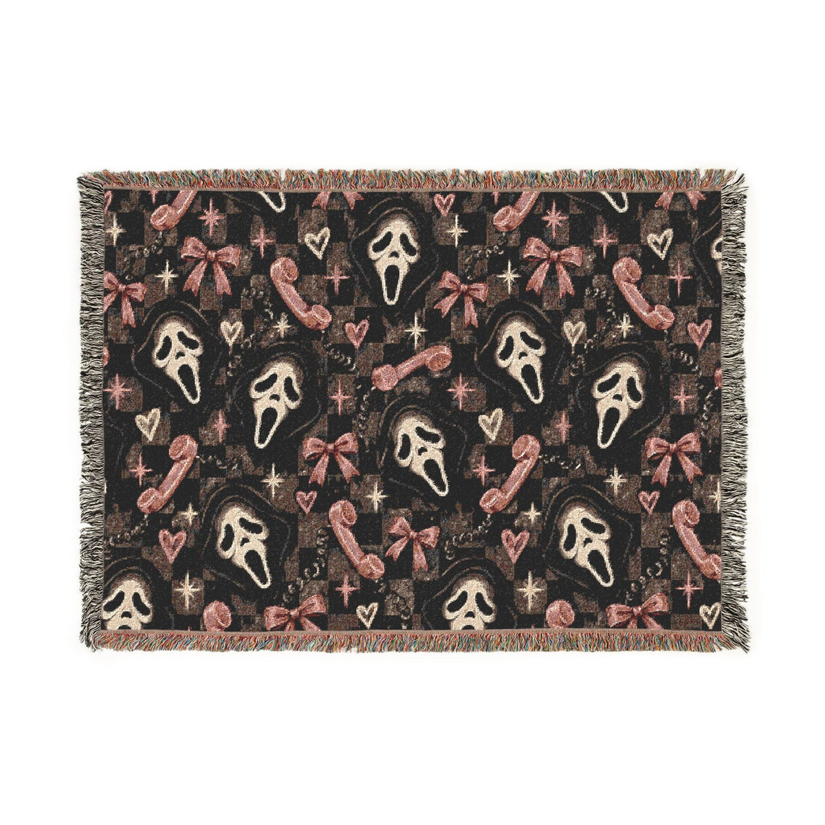 Woven Ghostface Throw Blanket, alternate view