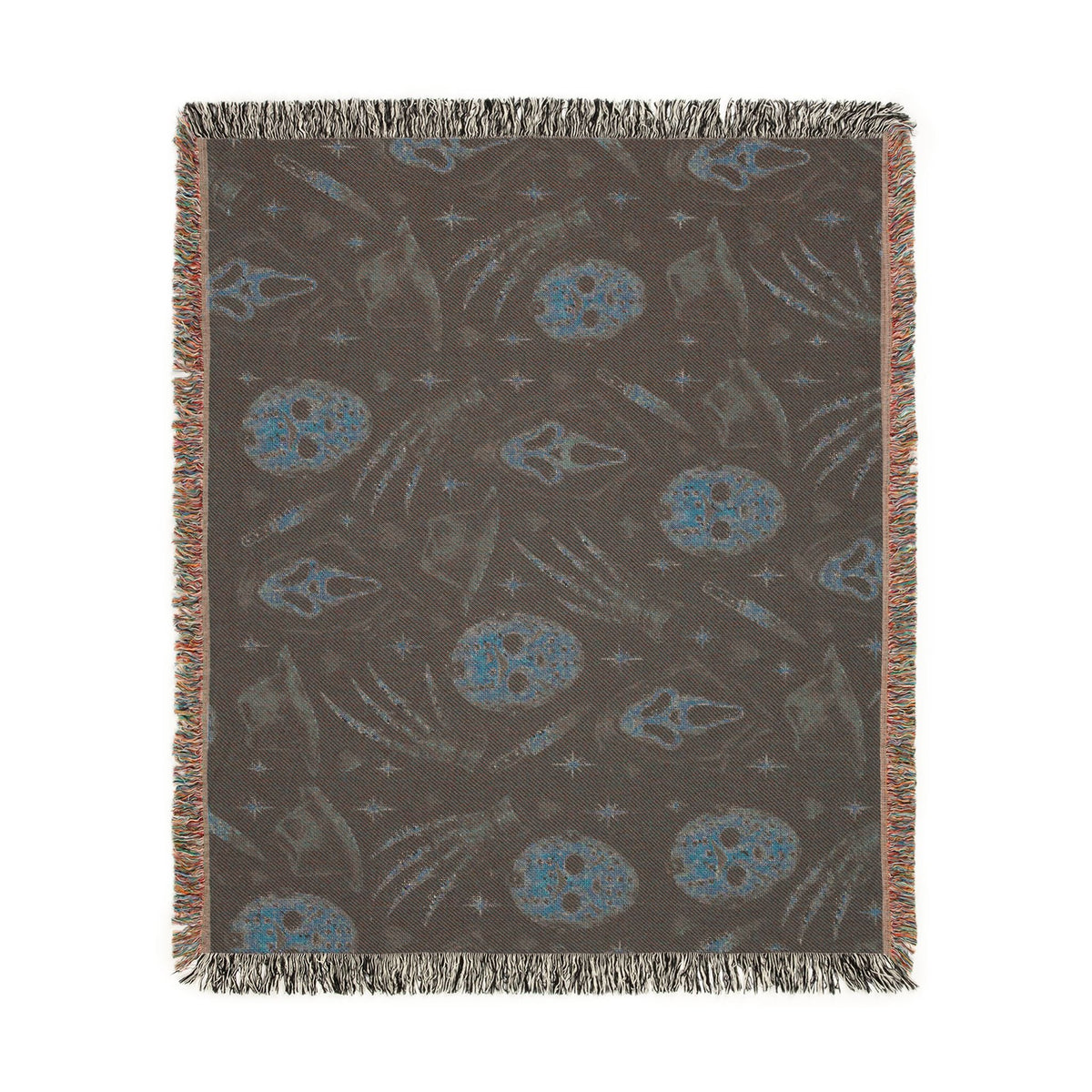 Horror Icon Woven Throw Blanket Printify