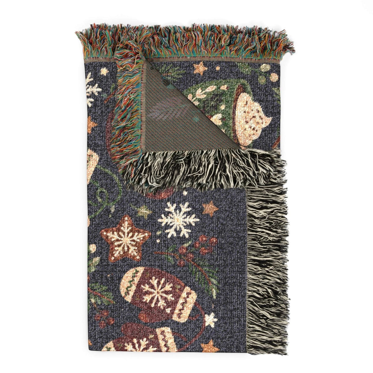 Hot Cocoa Woven Holiday Throw Blanket, alternate view