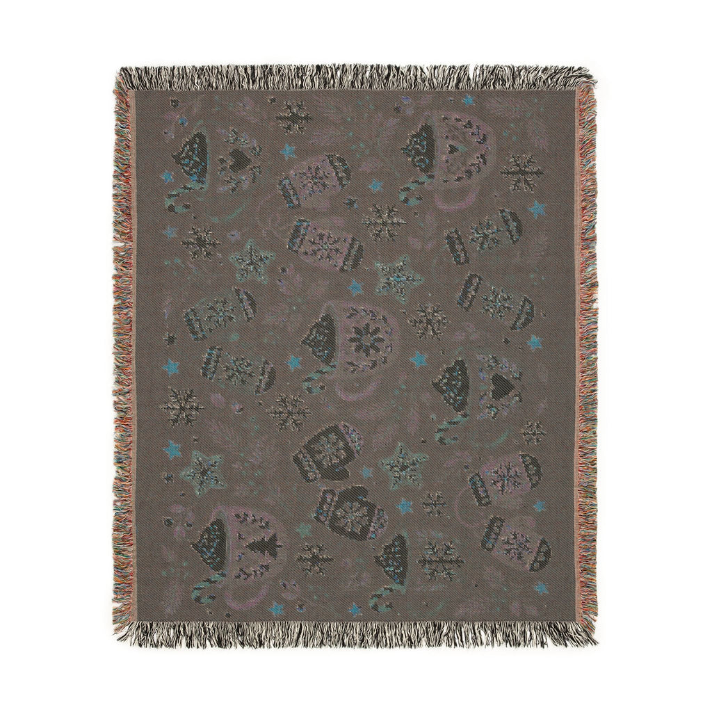 Woven Holiday Themed Decorative Throw Blanket Printify