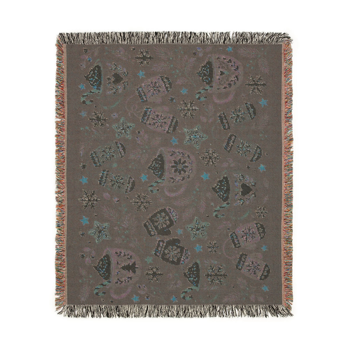 Woven Holiday Themed Decorative Throw Blanket Printify