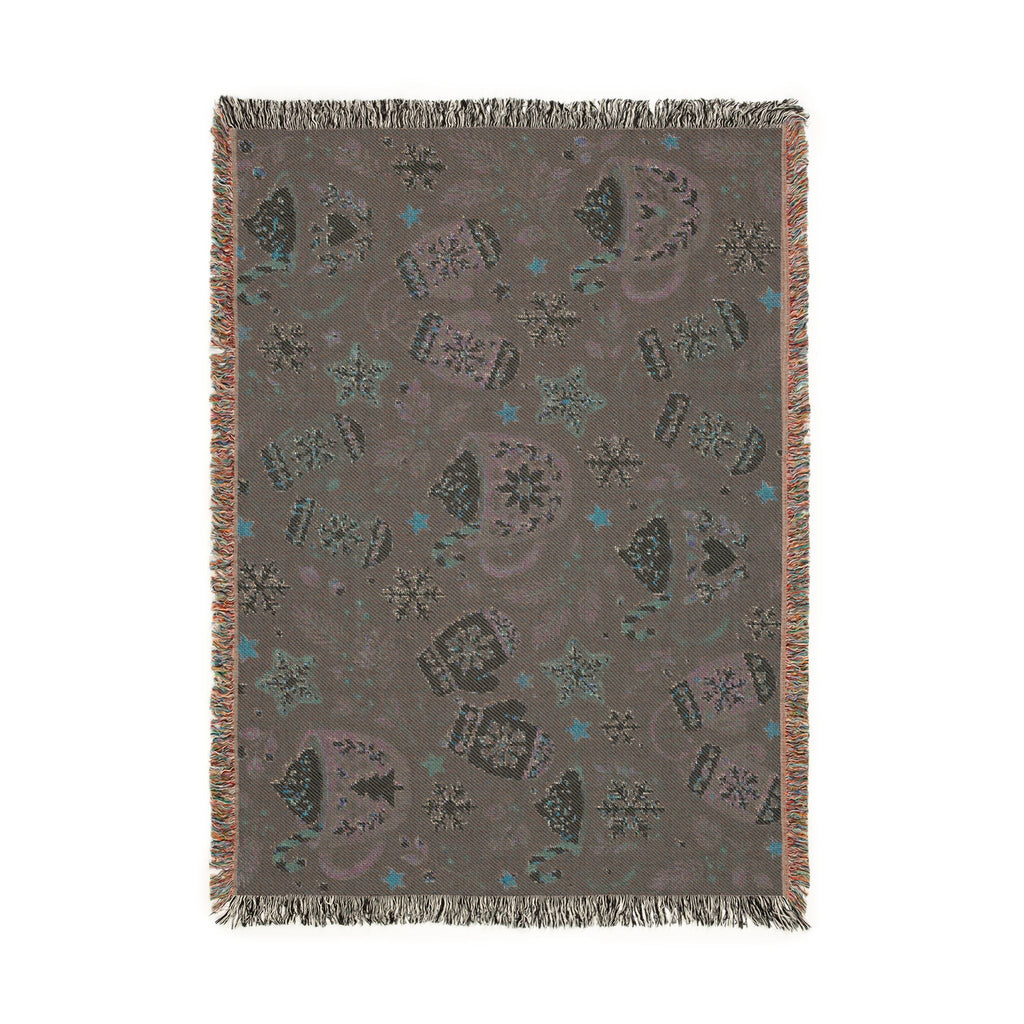 Woven Holiday Themed Decorative Throw Blanket Printify