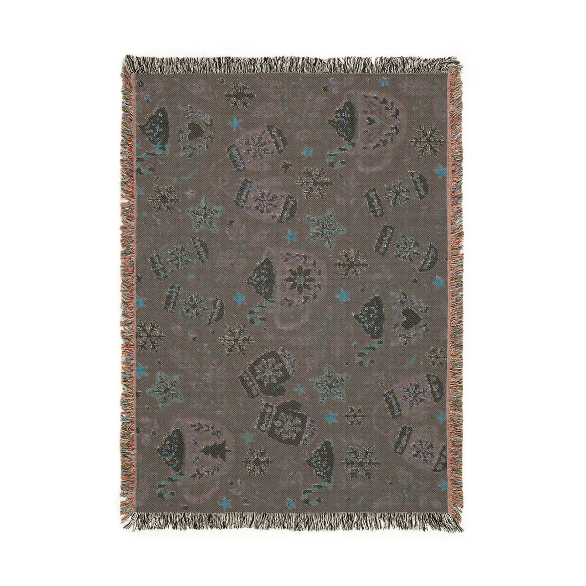 Woven Holiday Themed Decorative Throw Blanket Printify