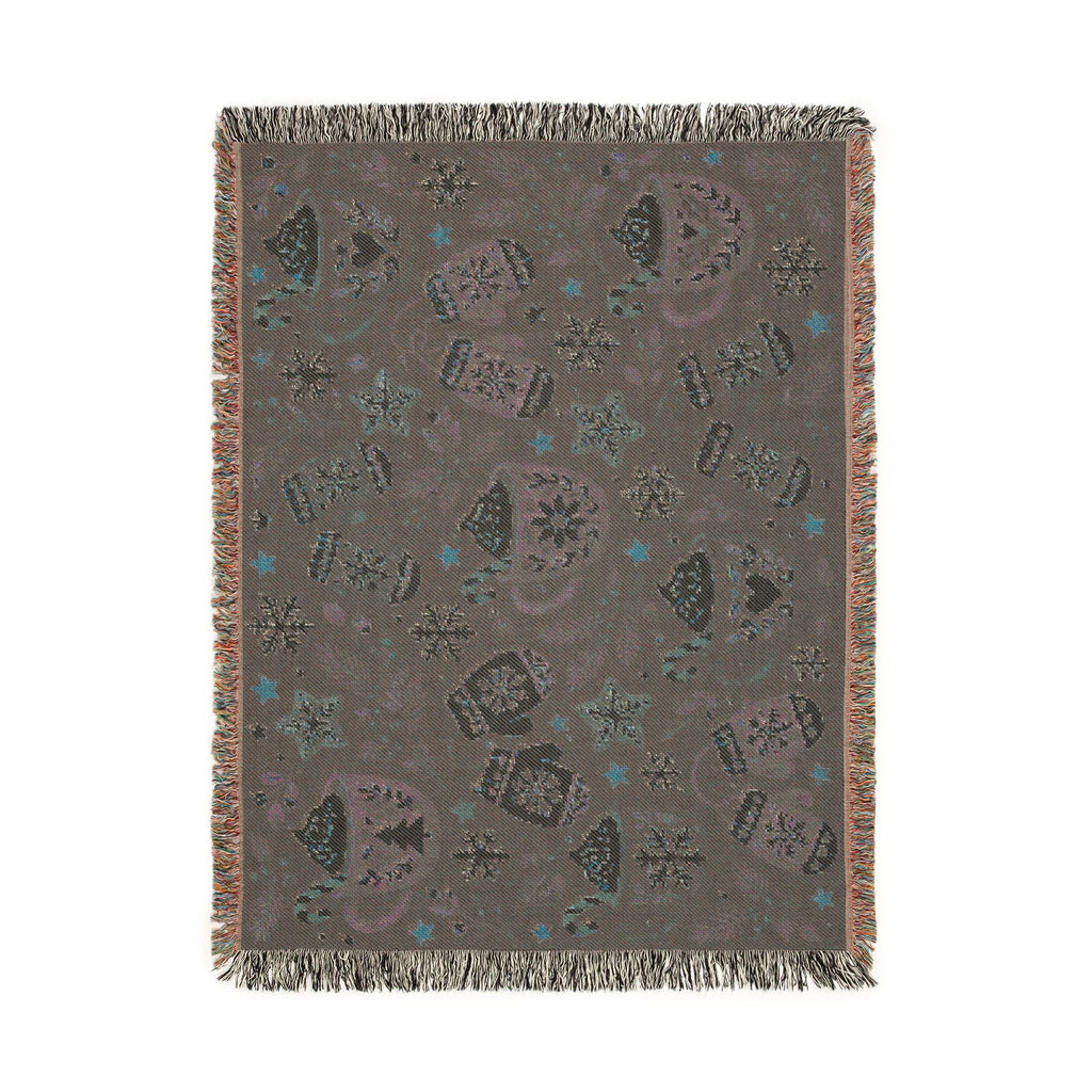 Woven Holiday Themed Decorative Throw Blanket Printify